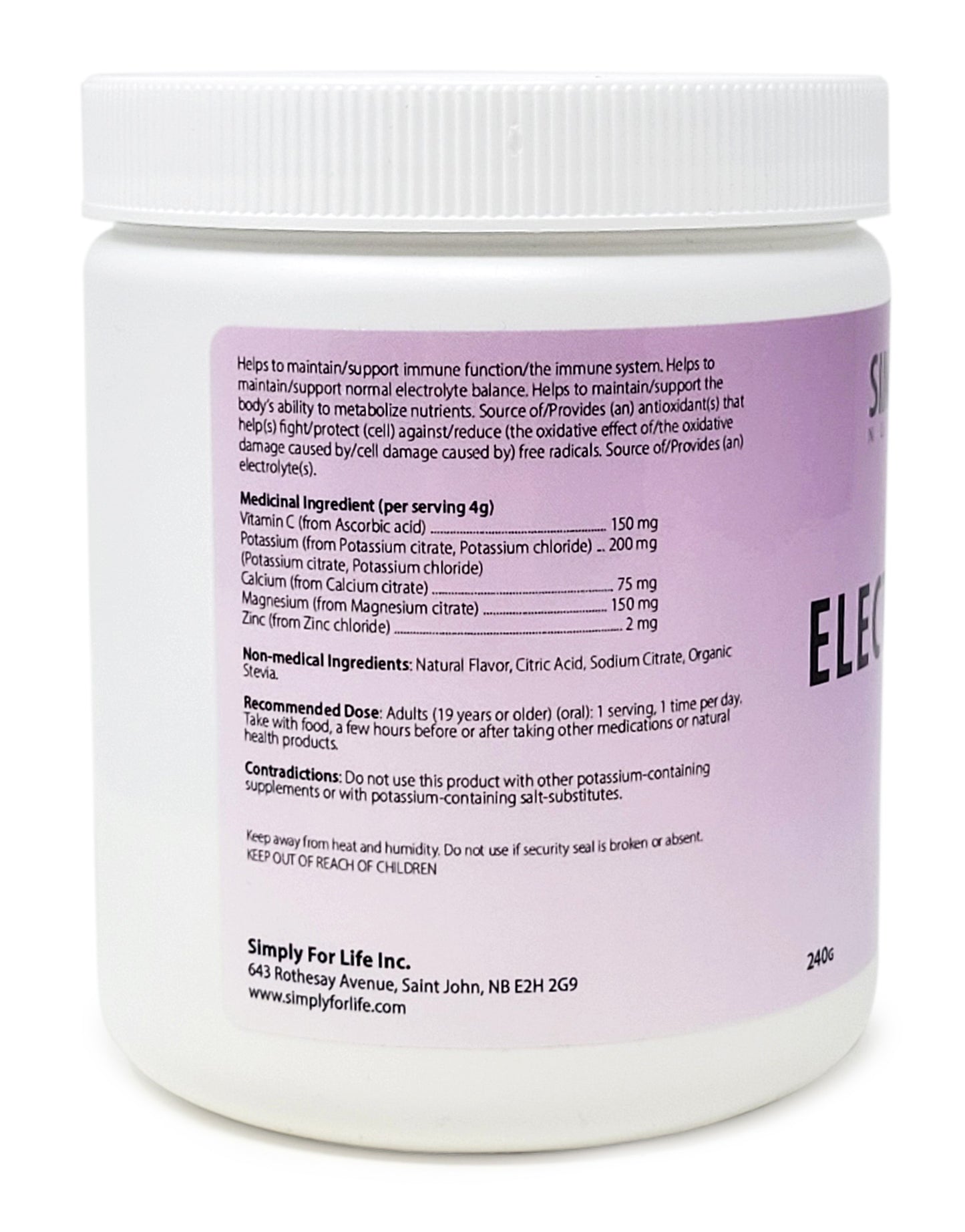 Simply Santé - Electrolytes, Orange (240g)