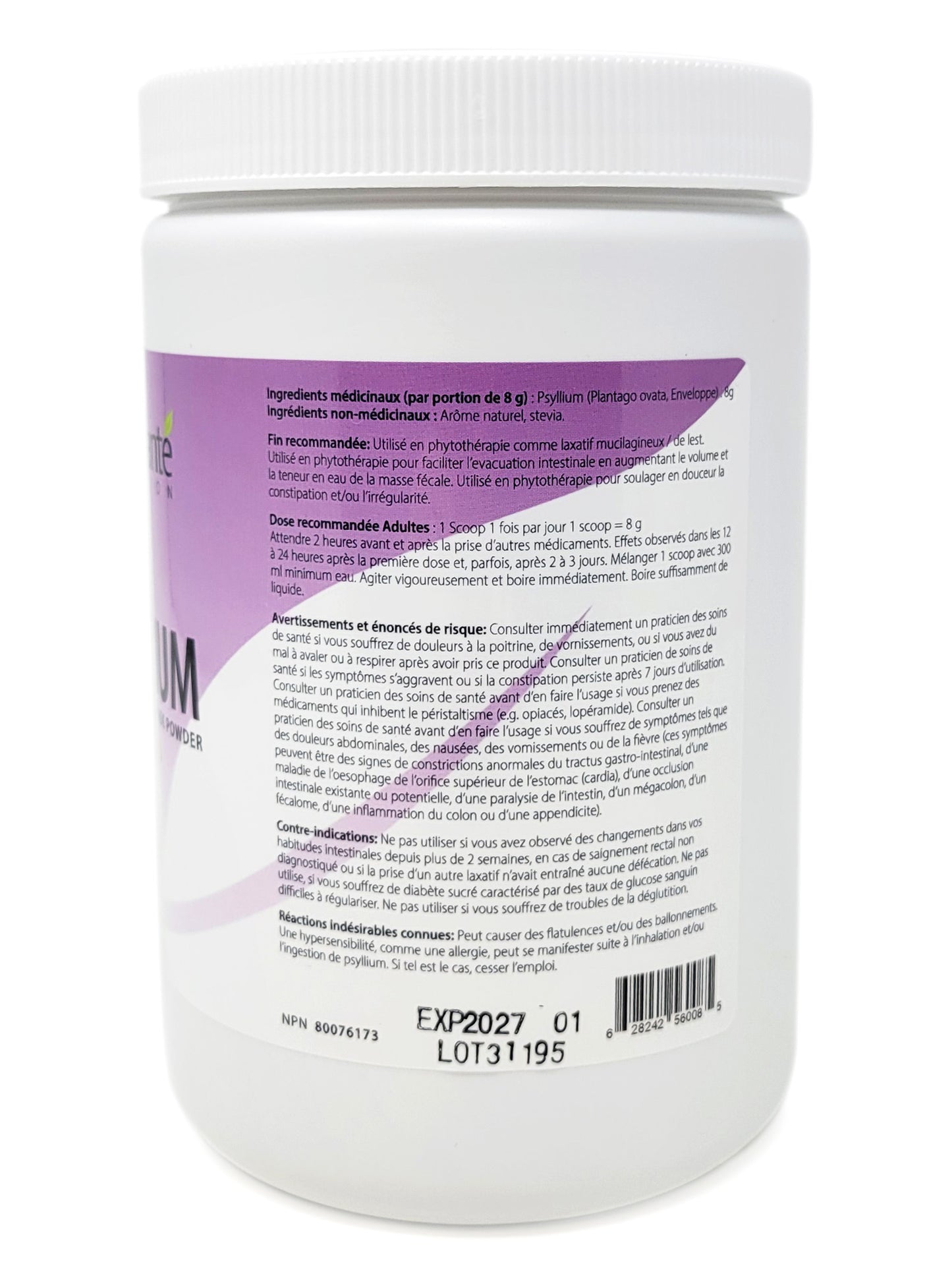 Simply Santé - Psyllium, Orange (360g)