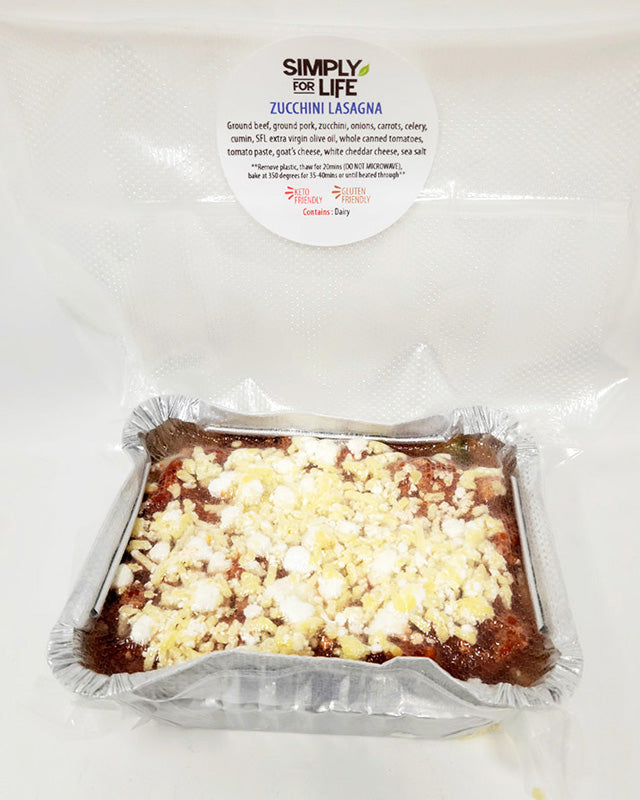 Zucchini Lasagna (frozen, single serve)1