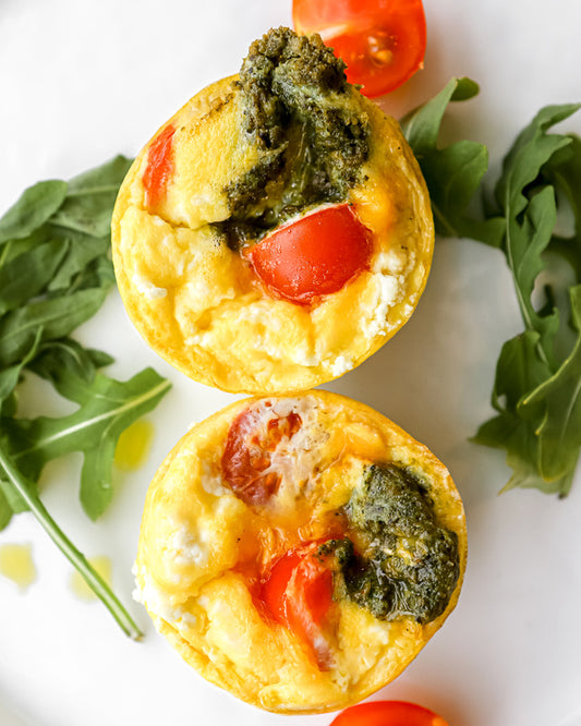 Egg Bites - Pesto Goat Cheese