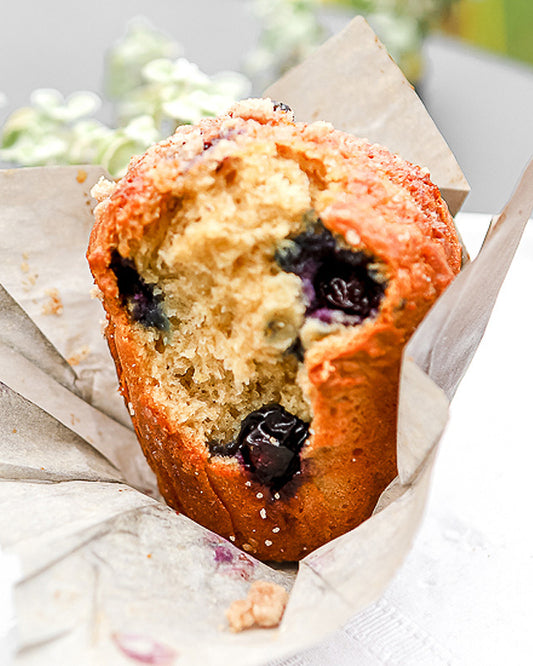 Greek Yogurt Crumb Muffin